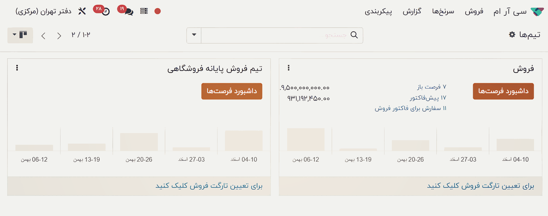 نمای کانبان odoo